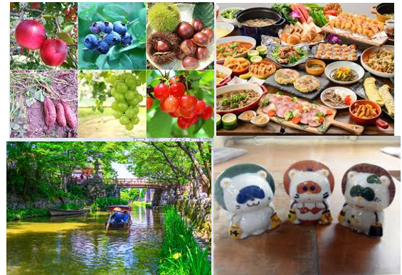 地域の食・自然・工芸を巡る旅行イメージ